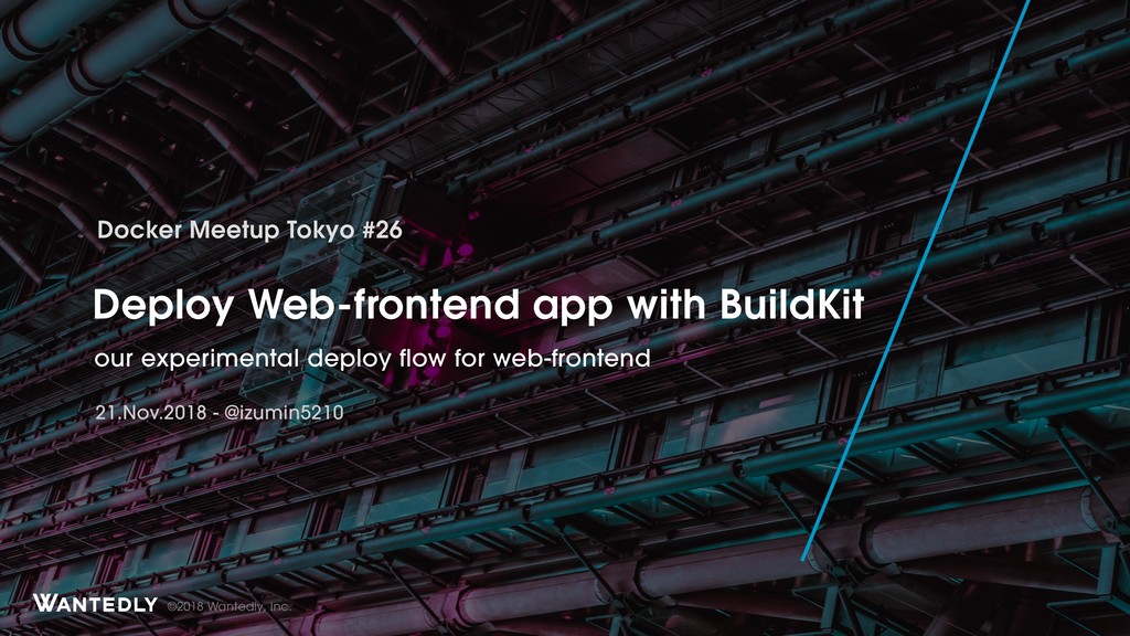 Deploy Web-frontend app with BuildKit