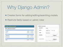 Thumbnail image for talk titled Django Admin: Widgets & Widgetry