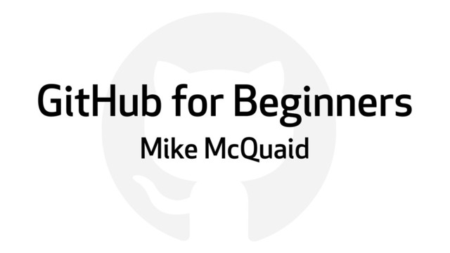 GitHub For Beginners slides thumbnail