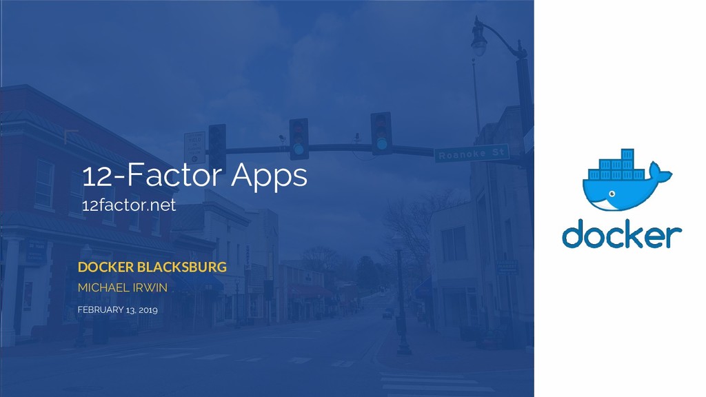 12-Factor App Overview - Speaker Deck