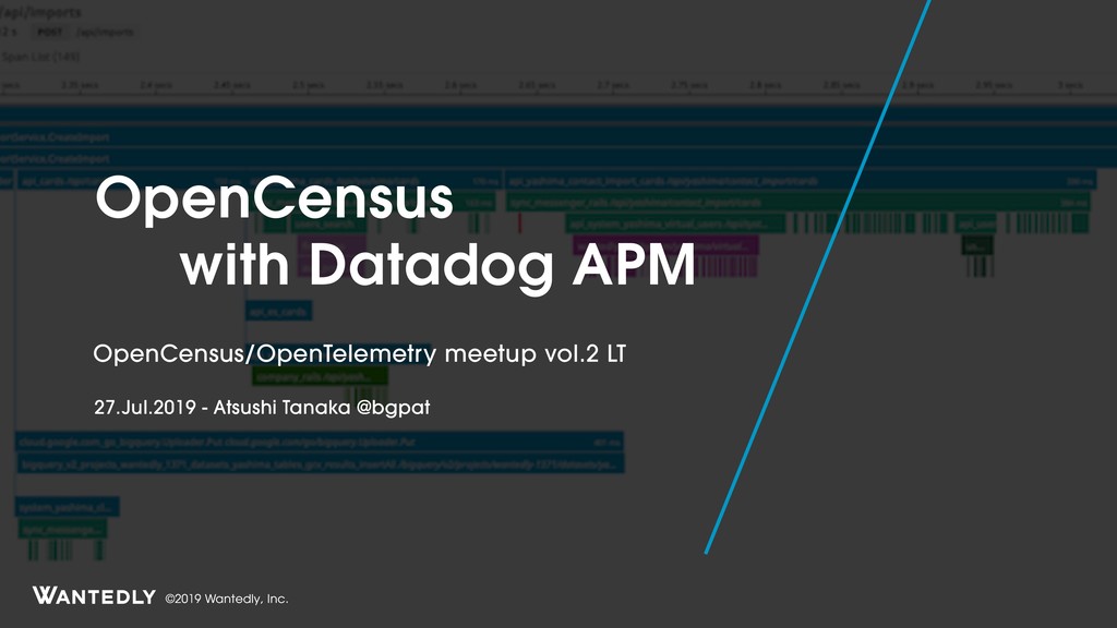 OpenCensus with Datadog APM